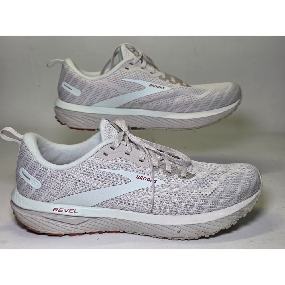 Brooks Revel 6 Women's Sneakers Size 11 Gray Blue Athletic Running Walking Shoes